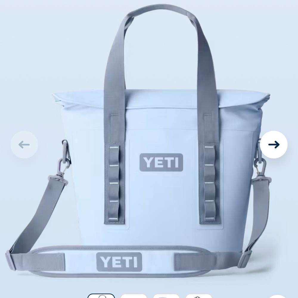 YETI Light Blue Tote Bag